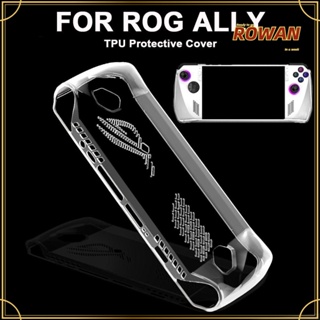 Rowans เคส TPU นิ่ม แบบใส ป้องกันเต็มรูปแบบ อุปกรณ์เสริม สําหรับเกมคอนโซล Asus ROG Ally