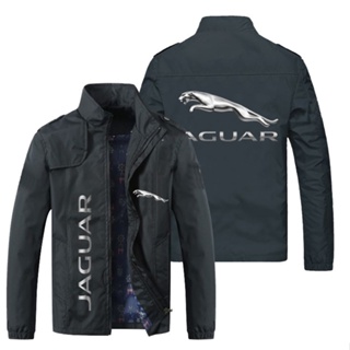 Jaguar LOGO jacket car shop custom work clothes F-PACE I-PACE XJ F-TYPE XE XF outdoor driving loose thin cardigan stand collar windbreaker