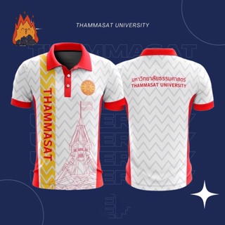 Thammasat เสื้อโปโล สําหรับผู้ชาย และผู้หญิง ผ้าใส่สบาย น้ําหนักเบา ระบายอากาศได้ดี