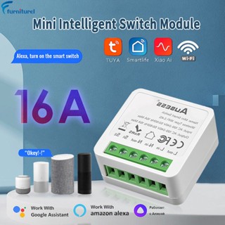 สวิตช์ไฟอัจฉริยะ Wifi 16A 2 ทาง ควบคุมเวลา สําหรับติดผนัง Tuya Alexa Google