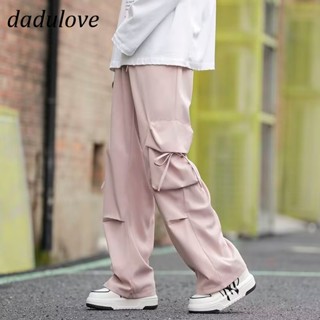 DaDulove💕 New American Ins High Street Thin Overalls Casual Pants Niche High Waist Wide Leg Pants Trousers