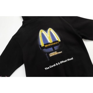 เสื้อกันหนาว มีฮู้ด พิมพ์ลายดิจิตอล McDonalds and Kajie Valentines Day แฟชั่นสําหรับผู้ชาย และผู้หญิง 2023