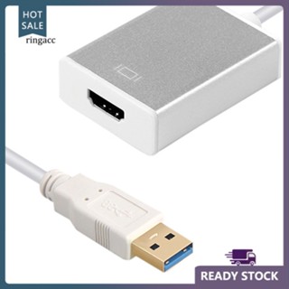 Rga อะแดปเตอร์ USB 30 เป็น HDMI สีขาว สําหรับ Windows 2560x1440