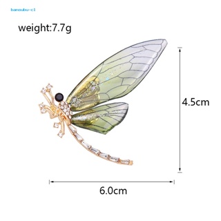 Bansubu เข็มกลัด รูปแมลงปอ สไตล์ยุโรป อเมริกัน แฟชั่นสําหรับผู้ชาย ผู้หญิง เหมาะกับการใส่ในชีวิตประจําวัน