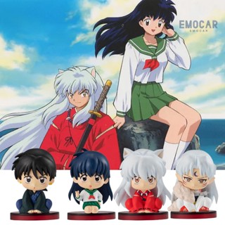 Ena- โมเดลฟิกเกอร์ PVC รูปการ์ตูนอนิเมะ Higurashi Kagome น่ารัก สําหรับตกแต่งรถยนต์ เก็บสะสม 4 ชิ้น