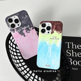 เคสโทรศัพท์มือถือ กันตก ป้องกัน ลาย Smudges สไตล์ญี่ปุ่น และเกาหลี สําหรับ Apple Iphone 14promax 13 11 14pro 13pro 14