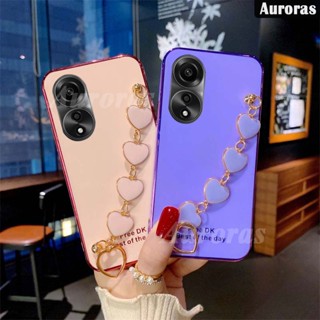 เคสซิลิโคนนิ่ม รูปหัวใจ สําหรับ OPPO A78 NFC 4G A58 5G OPPO A58 5G A78 NFC 4G