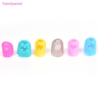 Familywind&gt; ปลอกสวมนิ้วมือ ป้องกันรอย สําหรับเล่นกีตาร์ อูคูเลเล่ 4 ชิ้น