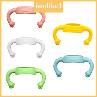 Innlike1 ที่จับขวดนมเด็ก ซิลิโคน พร้อมที่จับ จับง่าย ทนทาน