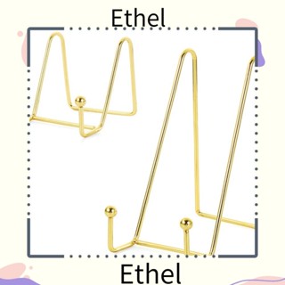 Ethel1 ชั้นวางรูปภาพ โลหะ เหล็กดัด สีทอง สําหรับตกแต่งบ้าน