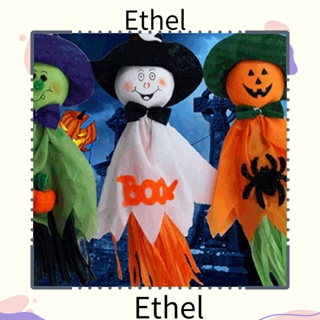 Ethel1 ตุ๊กตาฟักทอง ผี ฟักทอง สีขาว สีส้ม สําหรับแขวนตกแต่งปาร์ตี้ฮาโลวีน ในร่ม กลางแจ้ง DIY