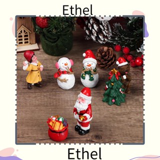 Ethel1 ตุ๊กตาซานตาคลอส มอส ขนาดเล็ก สําหรับตกแต่งสวน คริสต์มาส