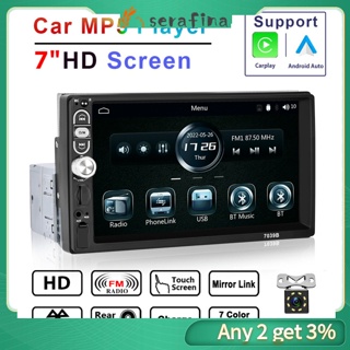 Rf F13 เครื่องเล่นมัลติมีเดีย Mp5 วิทยุ 1 Din หน้าจอ Hd 7 นิ้ว สําหรับ Carplay