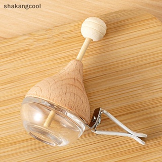 Shakangcool ขวดแก้วเปล่า แบบแขวน กําจัดกลิ่น สําหรับปรับอากาศในรถยนต์ SGL