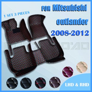 แผ่นรองพื้นรถยนต์ RHD สําหรับ Mitsubishi outlander (FIVE SEAT) 2008 2009 2010 2011 2012