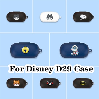 【ของแท้】เคสหูฟัง แบบนิ่ม ลายการ์ตูนดิสนีย์ สีพื้น สําหรับ D29 D29