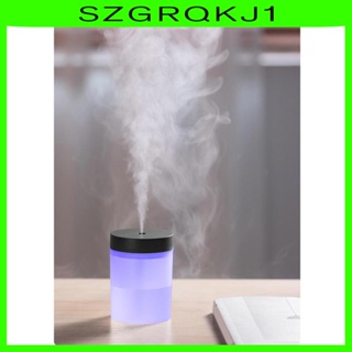 [szgrqkj1] เครื่องทําความชื้น ขนาดเล็ก 220 มล. แบบพกพา พร้อมไฟ LED หลากสี พอร์ต USB สําหรับบ้าน ออฟฟิศ รถยนต์