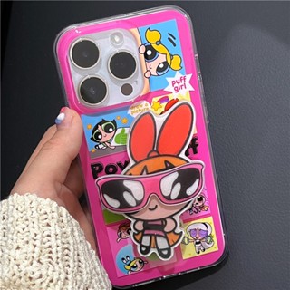 เคสโทรศัพท์มือถือ ซิลิโคน กันกระแทก ลายการ์ตูนตํารวจน้อยน่ารัก พร้อมที่ตั้งวาง สําหรับ Iphone 14 11 12 13 pro max 13ProMax 11 12ProMax 14Pro