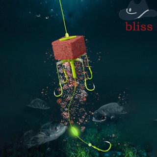 Bliss ตะขอเหล็กคาร์บอน เรืองแสง ป้องกันการระเบิด สีเงิน สําหรับตกปลาคาร์พ