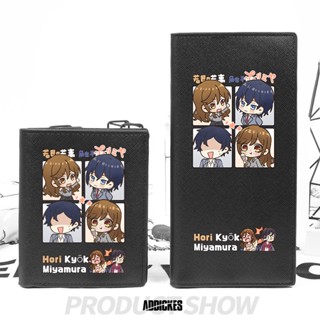 กระเป๋าสตางค์ ขนาดใหญ่ จุของได้เยอะ ลายการ์ตูนอนิเมะ Hori และ Miyamura Merchandise Hori Kyoko สองมิติ สําหรับนักเรียน