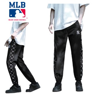 【 ขายดี พร้อมส่ง 】 MLB100% กางเกงเลกกิ้ง ปักลายโลโก้ ทรงหลวม ใส่สบาย แฟชั่น สําหรับผู้ชาย