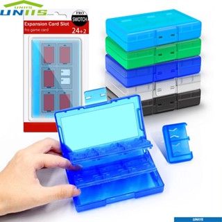 Uniis กล่องใส่การ์ดเกม แบบแข็ง สําหรับ Switch Organizer