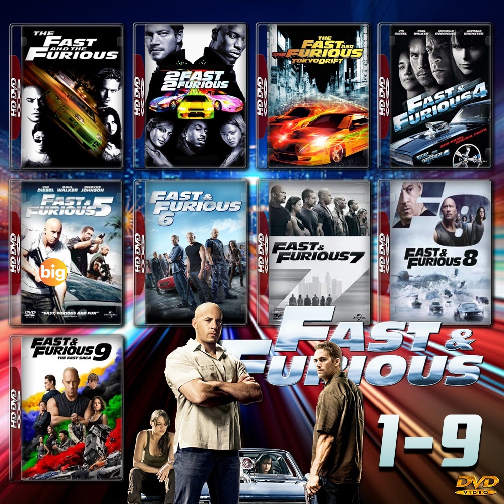 แผ่น DVD หนังใหม่ เร็ว..แรงทะลุนรก ภาค 1-10+HobbsandShaw DVD Master เสียงไทย (เสียง ไทย/อังกฤษ| ซับ ไทย