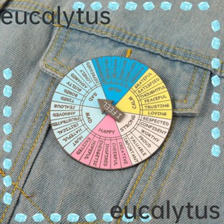 Eucalytus1 เข็มกลัด รูป My Social Mood Switching สําหรับติดกระเป๋าเป้สะพายหลัง