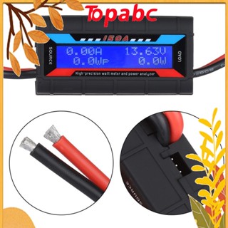 Top เครื่องวิเคราะห์พลังงานไฟฟ้า DC 0-60V 150A เครื่องทดสอบแบตเตอรี่ LCD ดิจิทัล