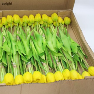 [ceight] ช่อดอกทิวลิปปลอม ซิลิโคน สําหรับตกแต่งบ้าน