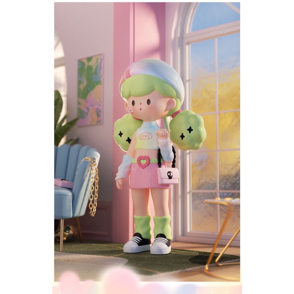 ของแท้ Popcorn Girl 5th Generation molinta Scandal Club Series Mystery กล่องรูปเครื่องประดับรถอินเทรนด์เล่นของขวัญสร้างสรรค์