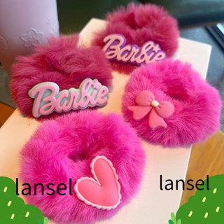 Lansel ยางรัดผมหางม้า แบบยืดหยุ่น สีพื้น แฟชั่น สําหรับตุ๊กตาบาร์บี้