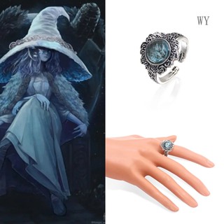 Wy ขายดี แหวนคอสเพลย์ อนิเมะเกม Elden Ring Ranni Dark Moon ปรับได้