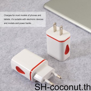 【Coco】อะแดปเตอร์ชาร์จโทรศัพท์ Usb 1 2 3 ความเร็วสูง ทนต่อการเสียดสี อุปกรณ์เสริมสํานักงาน US