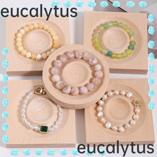 Eucalytus1 แผ่นบอร์ดไม้ไผ่ สําหรับจัดเก็บเครื่องประดับ สร้อยคอ ลูกปัด