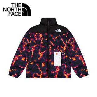 เสื้อแจ็กเก็ต ผ้าฝ้าย แบบหนา ปักลายโลโก้ The North Face แบบดั้งเดิม แฟชั่นคู่รัก