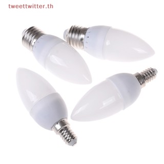 Tweet หลอดไฟโคมไฟระย้า Led E14 E27 สีขาวอบอุ่น 8 ดวง 1 ชิ้น TH