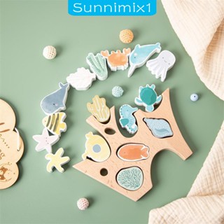 [Sunnimix1] บล็อกไม้สมดุล ของเล่นไม้ สําหรับงานเลี้ยง สอน แกล้งทําเป็นเล่น