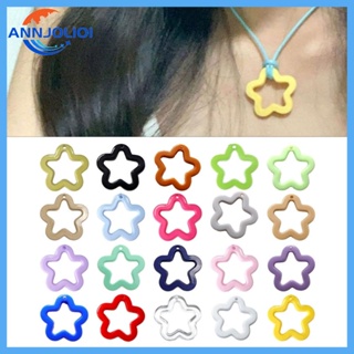 Ann จี้รูปดาวห้าแฉก ขนาดเล็ก 30x30 มม. 20 สี สําหรับผู้หญิง DIY