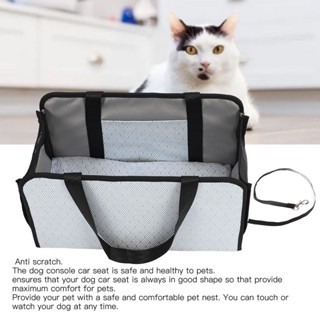 Sports Love Pet Car Seat Travel Bags for Dogs Cats Detachable Center Console Dog Foldable Safety Booster with Pillow