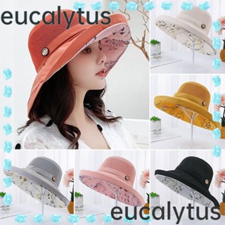 Eucalytus1 หมวกปีกกว้างลําลอง ระบายอากาศ เหมาะกับฤดูร้อน