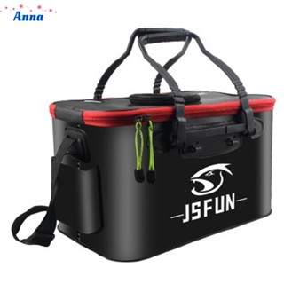 【Anna】EVA Folding Fishing Bucket Live Fish Box Portable Fish Barrel Sea fishing box