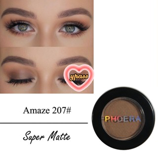 CYREAL CYREAL✅Cod Phoera อายแชโดว์12สี Natural Matte Waterproof Long-Acting Palette Pearlescent Pigment Nude Quality Eye Shadow Non Flying Powder ความอิ่มตัวสูง