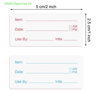 Aaairspecial สติกเกอร์ฉลาก วันที่ เก็บอาหารในตู้เย็น 500 ชิ้น ต่อม้วน