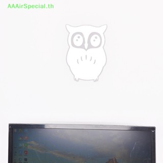 Aaairspecial สติกเกอร์กระจกไวนิล รูปนกฮูก 3d ลอกออกได้ สําหรับติดตกแต่งผนังบ้าน diy TH