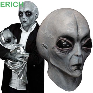 Erich UFO หน้ากากยาง รูปหัวกะโหลกเอเลี่ยน สําหรับตกแต่งบ้าน