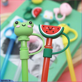 ปลั๊กอุดซิลิโคน Starbucks Straws Plug Dust-proof And Leakage Cute Drinking Splash Proof Straw Cap (twinkle.th)