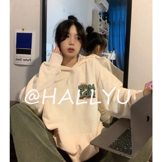 HALLYU เสื้อผ้าผู้ญิง แขนยาว เสื้อฮู้ด คลุมหญิง สไตล์เกาหลี แฟชั่น  สบาย ทันสมัย ทันสมัย ทันสมัย A28J0AI 36Z230909