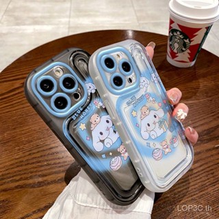 เคสโทรศัพท์มือถือ ซิลิโคนใส กันกระแทก ลายการ์ตูนกระต่ายน่ารัก สําหรับ iPhone 7 8 Plus XS XR X XS max 11 12 13 14 11 Pro max 12 Pro 13 Pro max 14 เคสป้องกัน Pro max