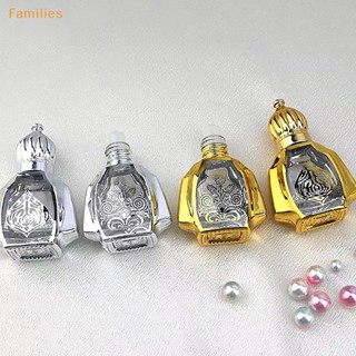 Families&gt; ขวดแก้วใส่เครื่องดื่ม รูปมงกุฎ สีทอง ขนาด 10 มล.